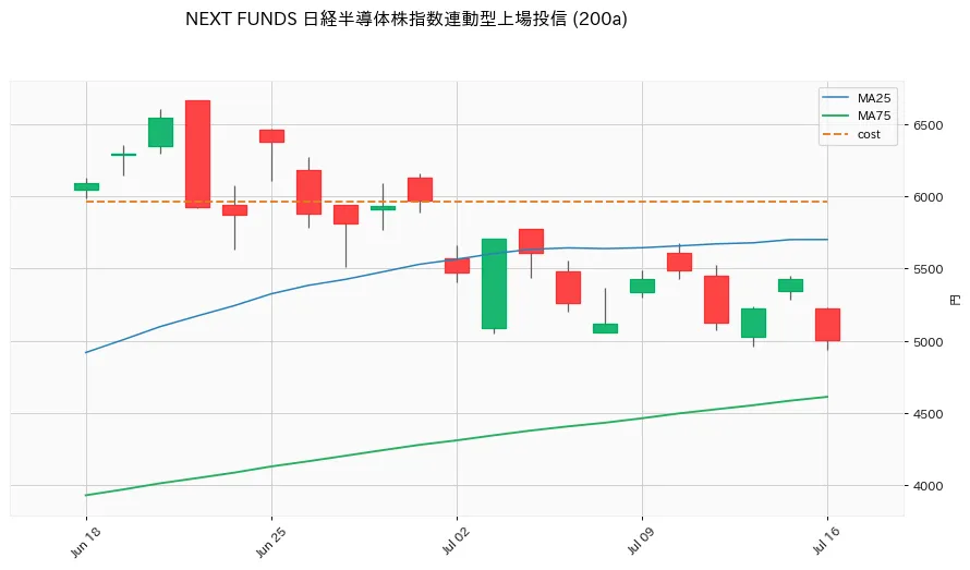 NEXT FUNDS 日経半導体株指数連動型上場投信 1ヶ月