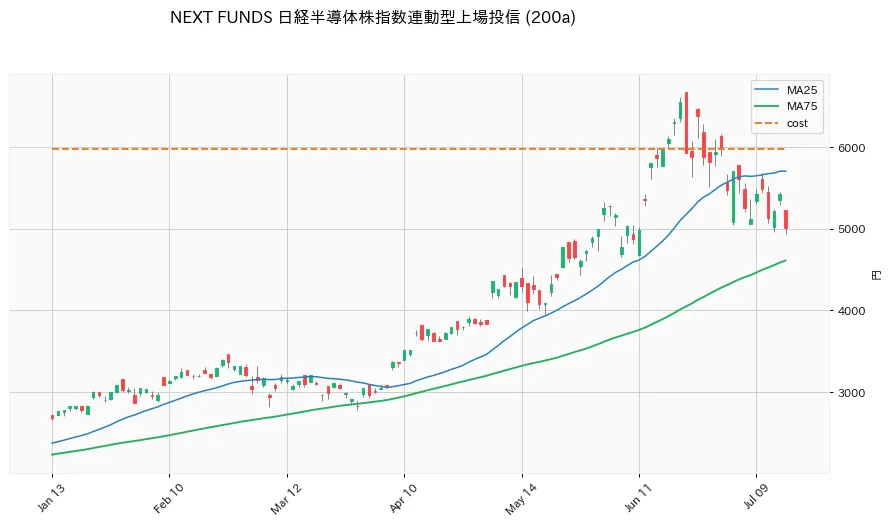 NEXT FUNDS 日経半導体株指数連動型上場投信 6ヶ月