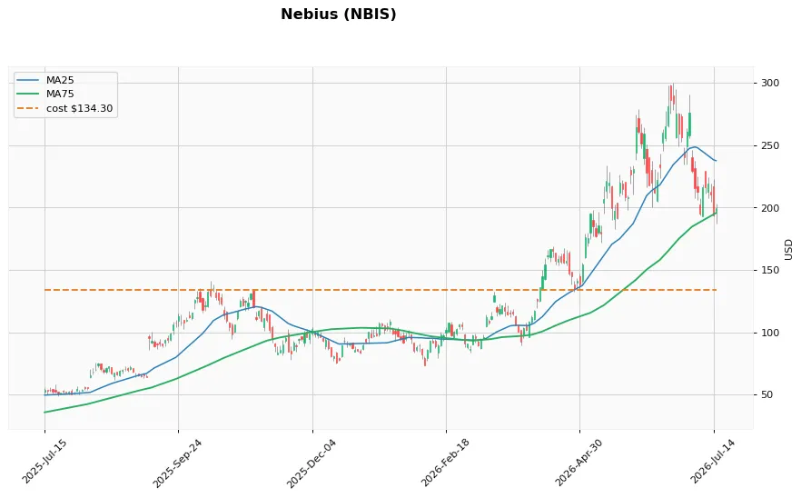 Nebius 1年